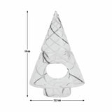 Habitat striped glass Christmas tree wax melt burner 19cm - British product