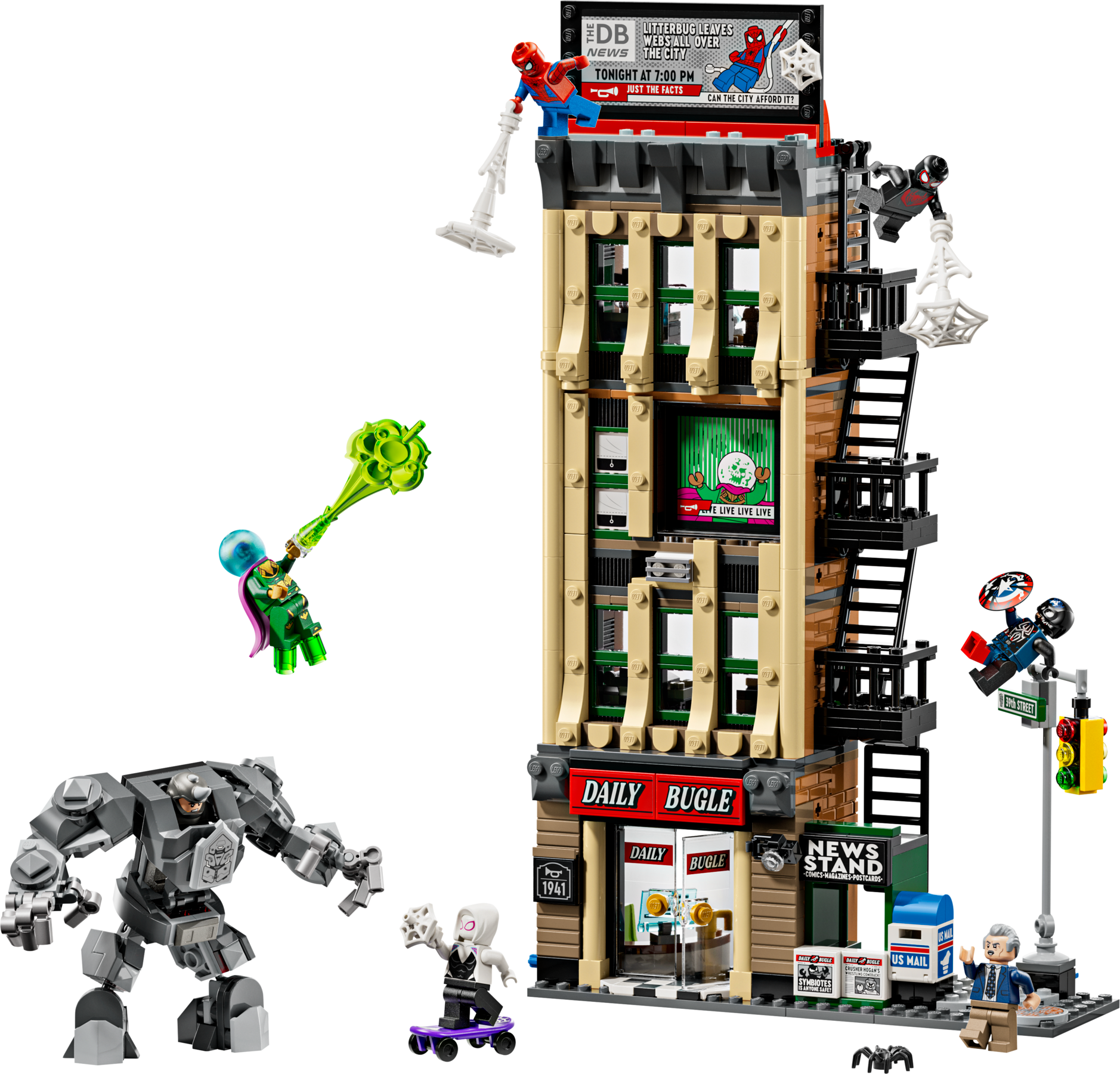 LEGO building set Daily Bugle Spider-Man - British product