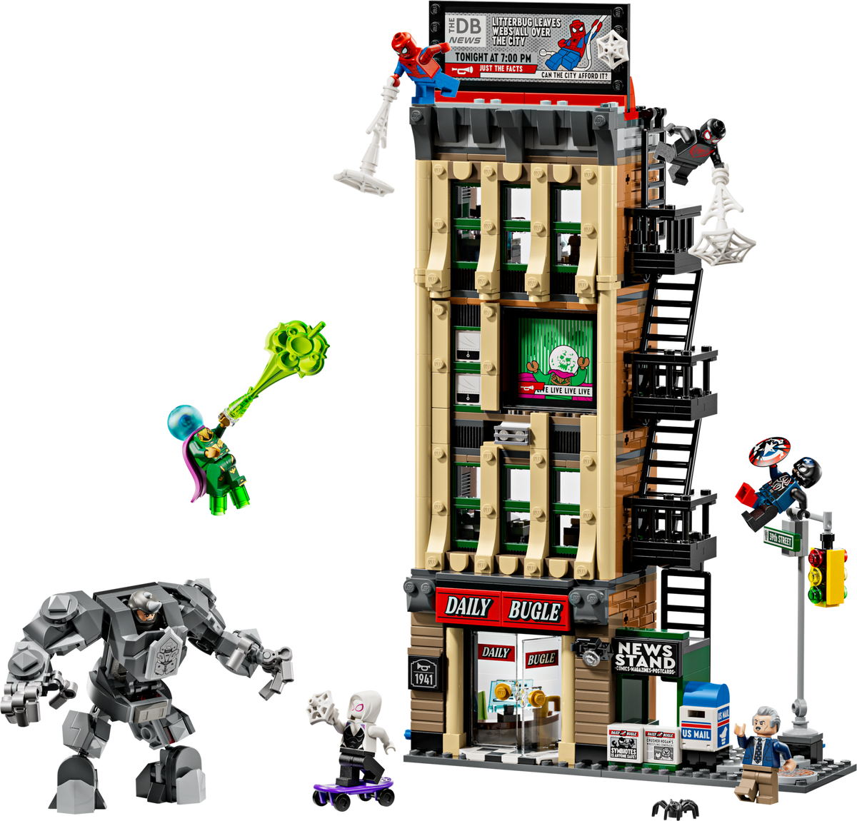 LEGO building set Daily Bugle Spider-Man - British product