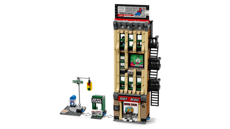 LEGO building set Daily Bugle Spider-Man - British product