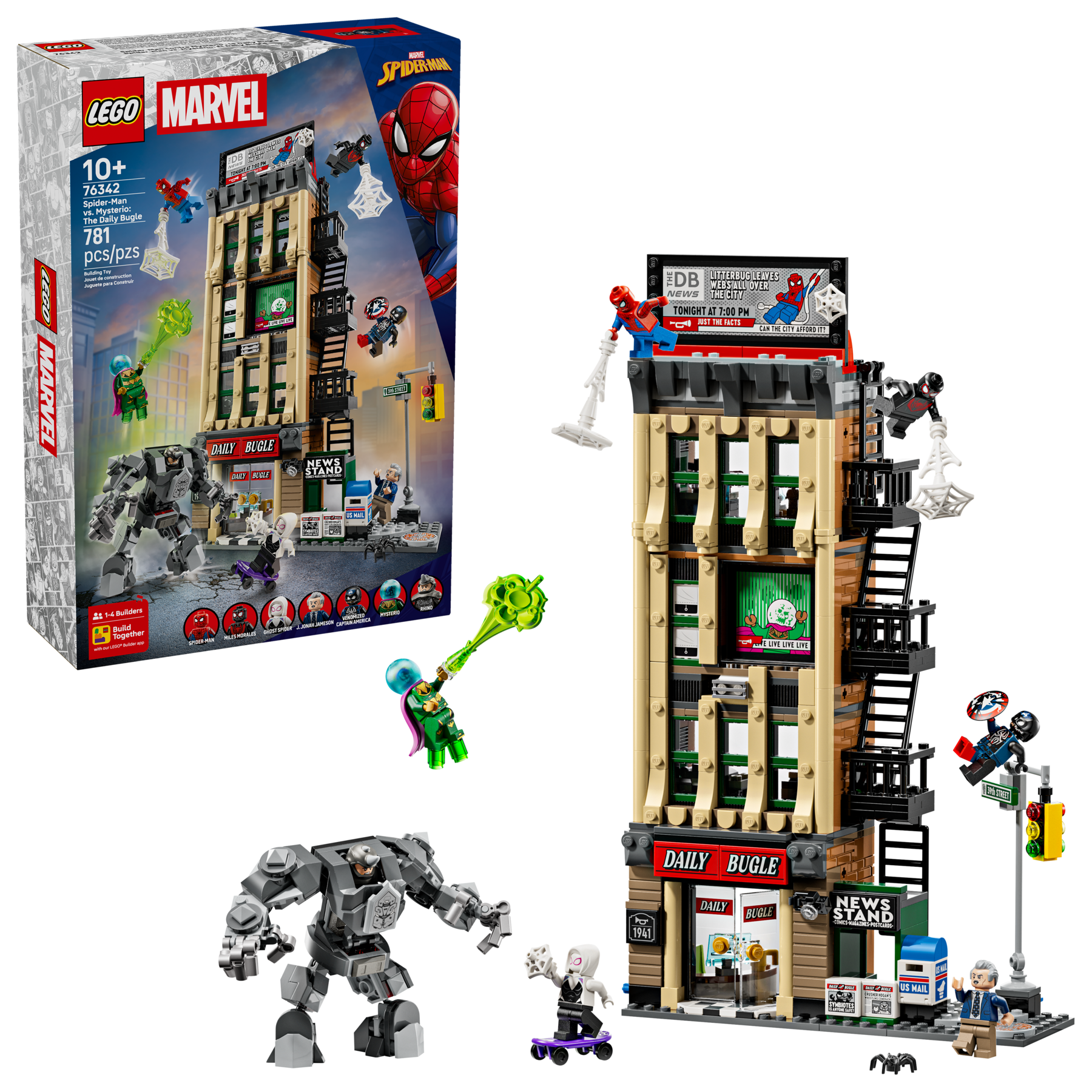LEGO building set Daily Bugle Spider-Man - British product