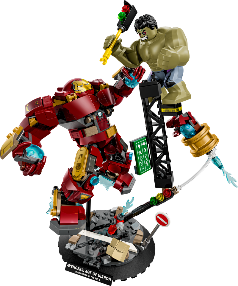 LEGO Marvel Hulkbuster vs Hulk building set 413 pieces, UK version