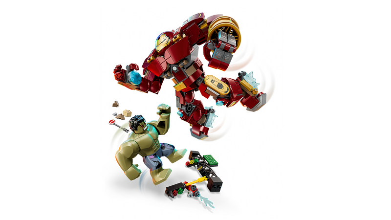LEGO Marvel Hulkbuster vs Hulk building set 413 pieces, UK version