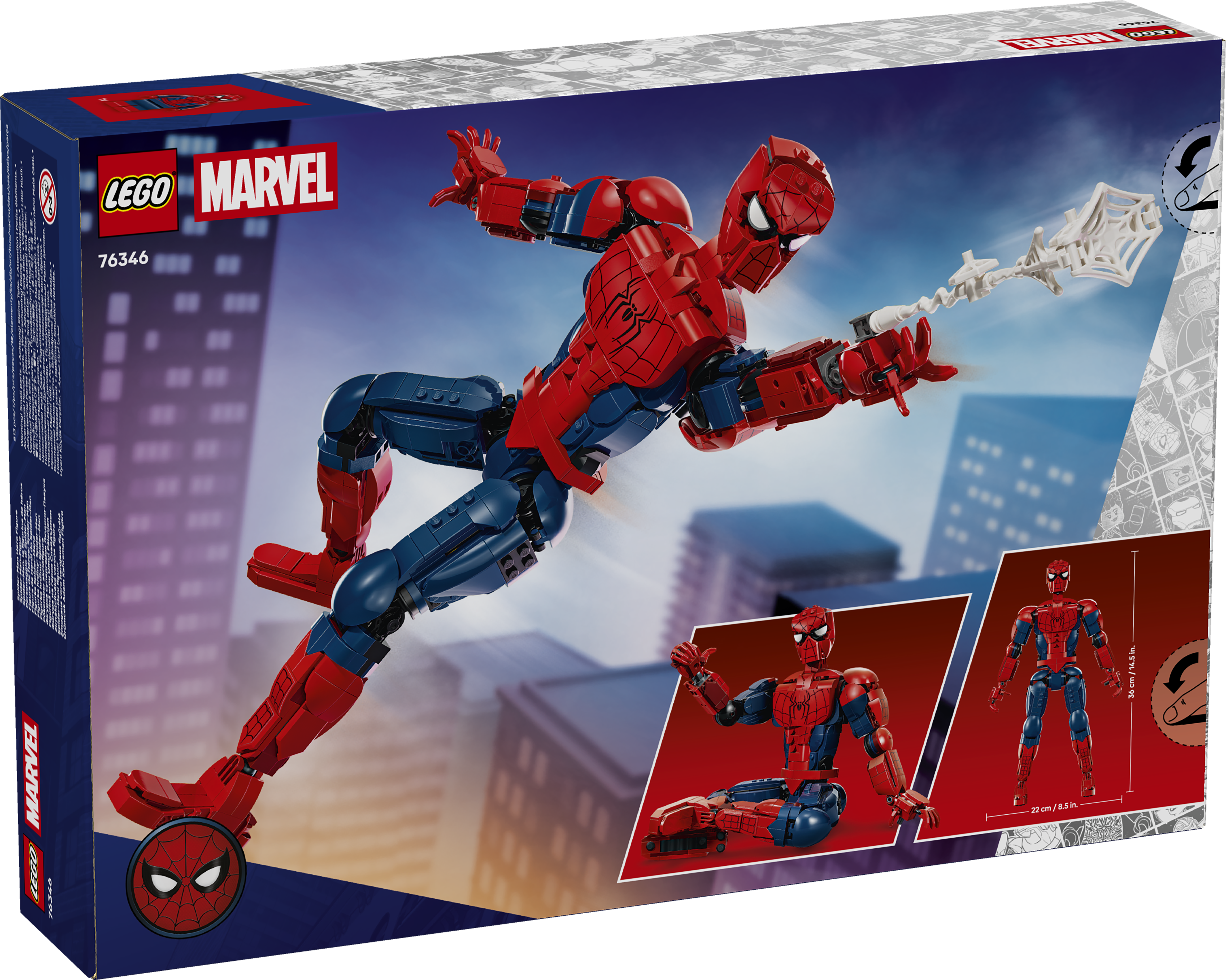 LEGO Marvel Spider-Man Hero Figure building set 76346 - British product