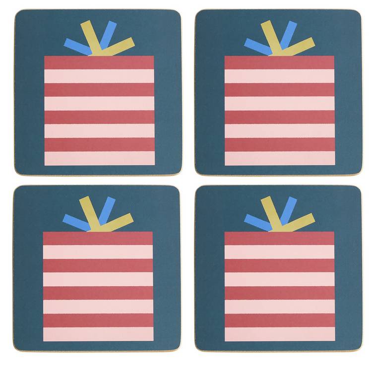 Habitat festive icons placemat and coaster set from the UK