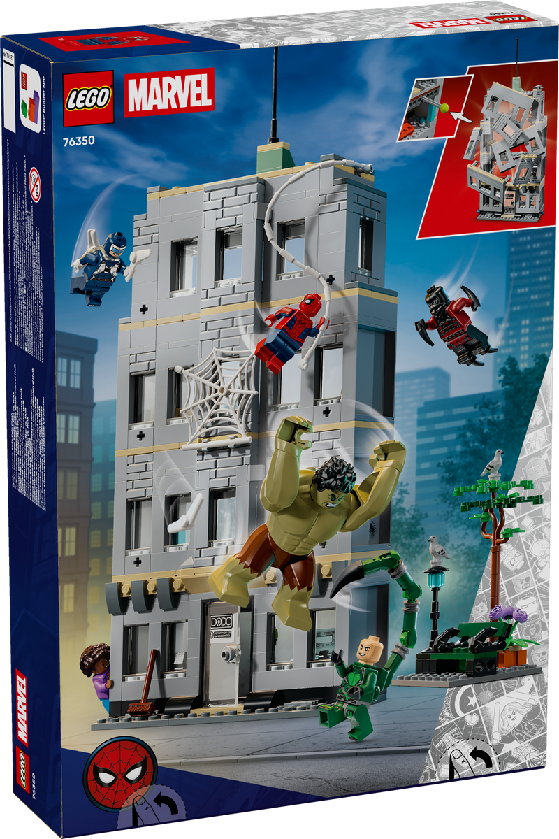 LEGO Spider-Man vs Hulk Epic Clash building set, British product