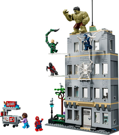Lego LEGO Marvel Spider-Man vs. Hulk Epic Clash Building Toy Set- Buy online at McGrocer