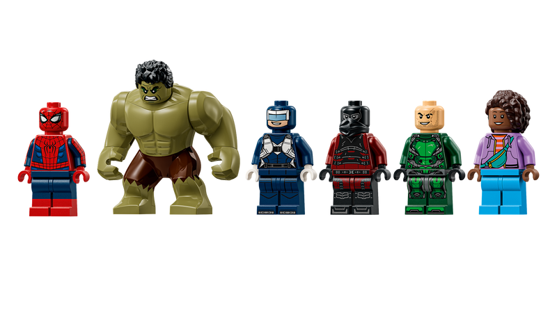 LEGO Spider-Man vs Hulk Epic Clash building set, British product