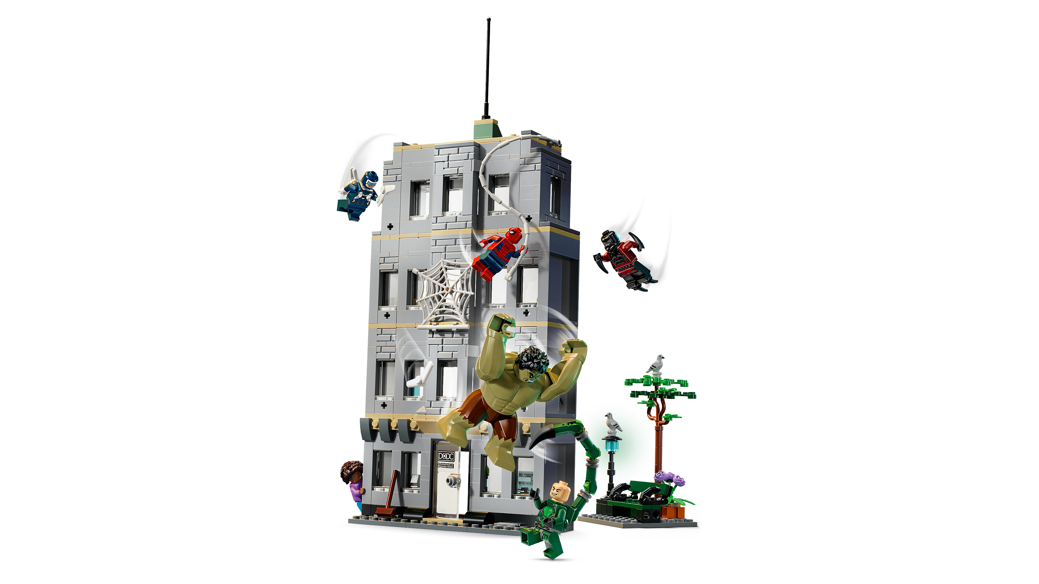 LEGO Spider-Man vs Hulk Epic Clash building set, British product