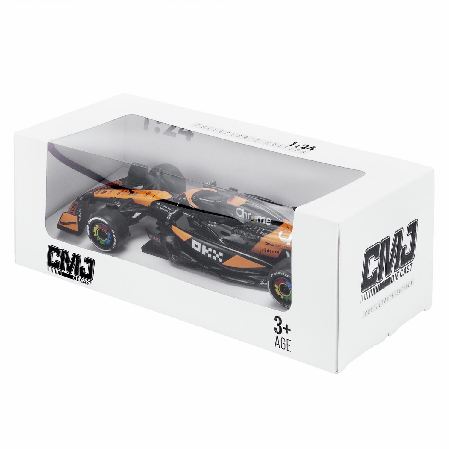 CMJ die-cast McLaren F1 model car 1:24 scale, imported from the UK