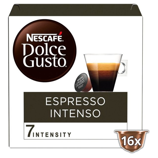 Nescafe Dolce Gusto Espresso Intenso Pods   16 per pack GOODS M&S   