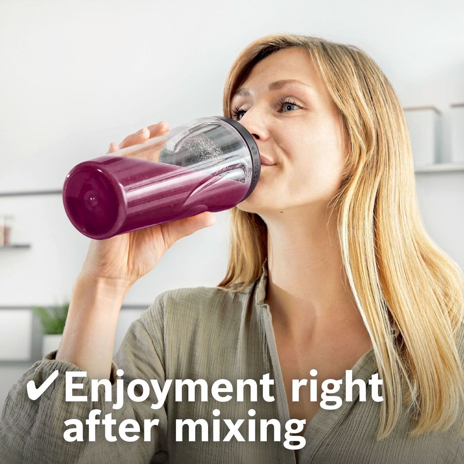 Bosch Vitapower mini blender 450W stainless steel (British brand)