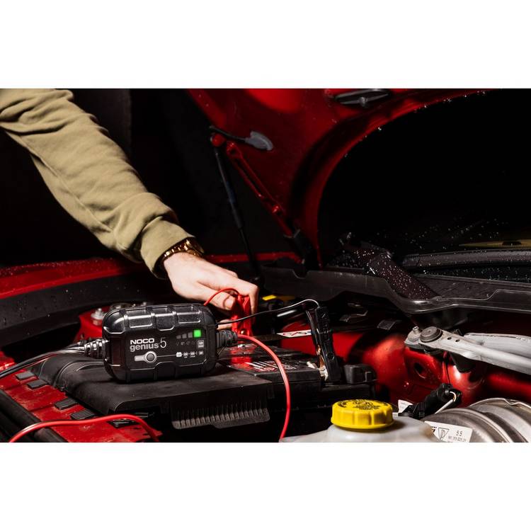 NOCO Genius 5UK 5A battery charger, imported from the UK