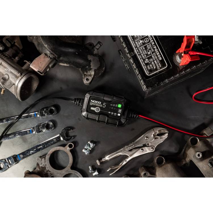 NOCO Genius 5UK 5A battery charger, imported from the UK