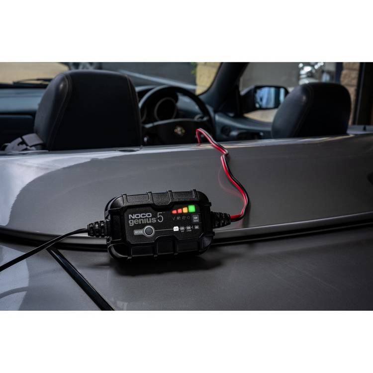 NOCO Genius 5UK 5A battery charger, imported from the UK