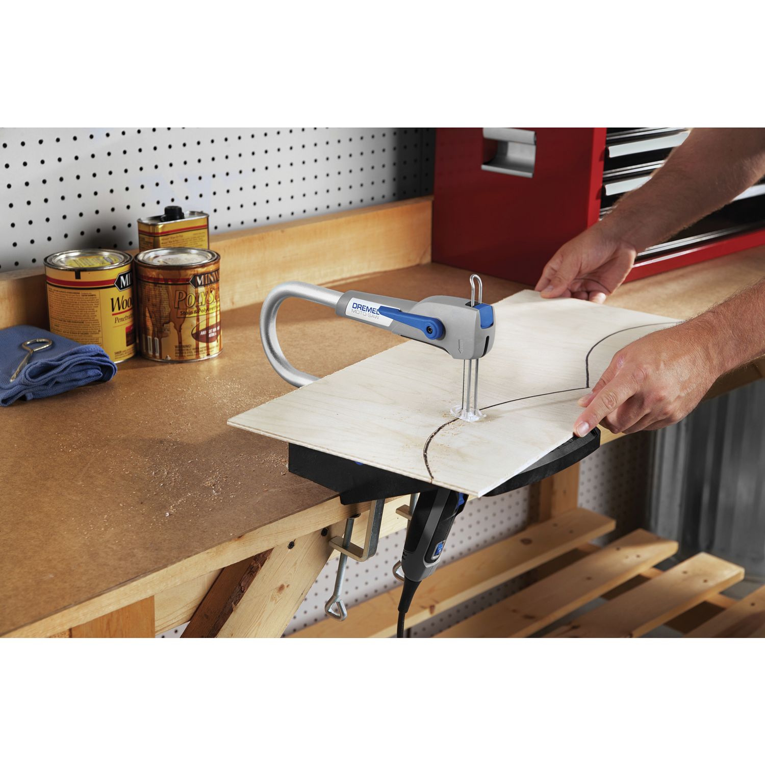 Dremel Moto-Saw compact scroll saw, imported from the UK