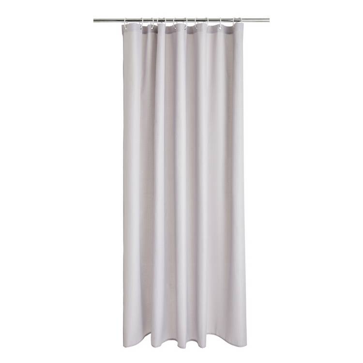 Argos Home waffle shower curtain grey 180x180cm, imported from the UK