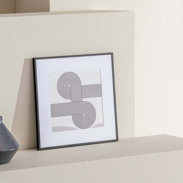 Argos Home black aluminium picture frame 30x30cm - British product