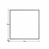 Argos Home black aluminium picture frame 30x30cm - British product