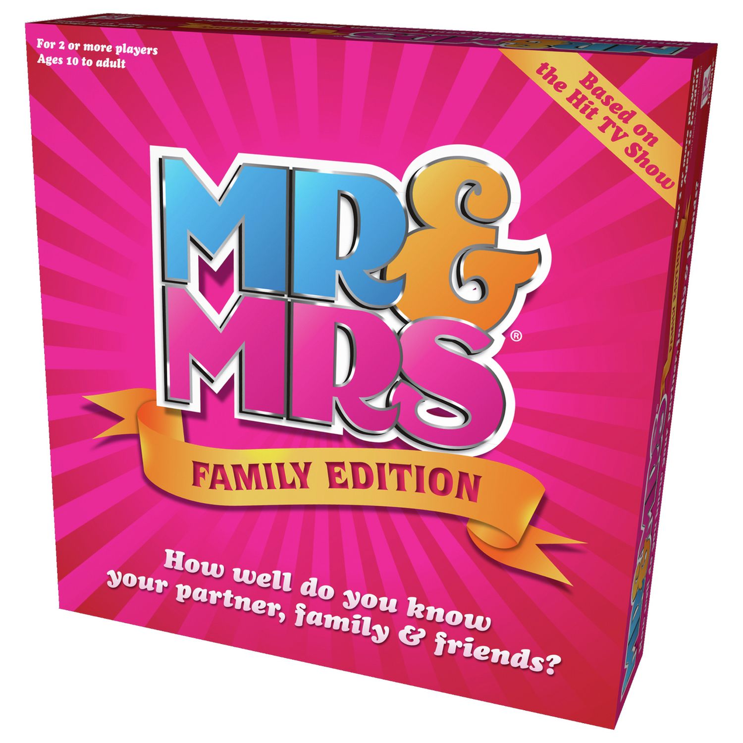 Rascals Mr & Mrs Family Edition party game, imported from the UK