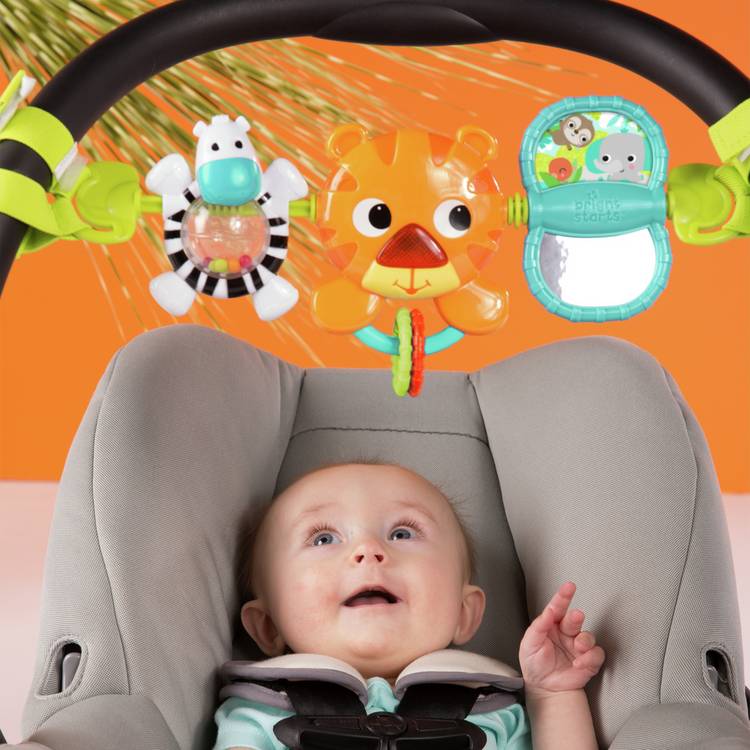 Bright Starts toy bar for car seat carrier - British product