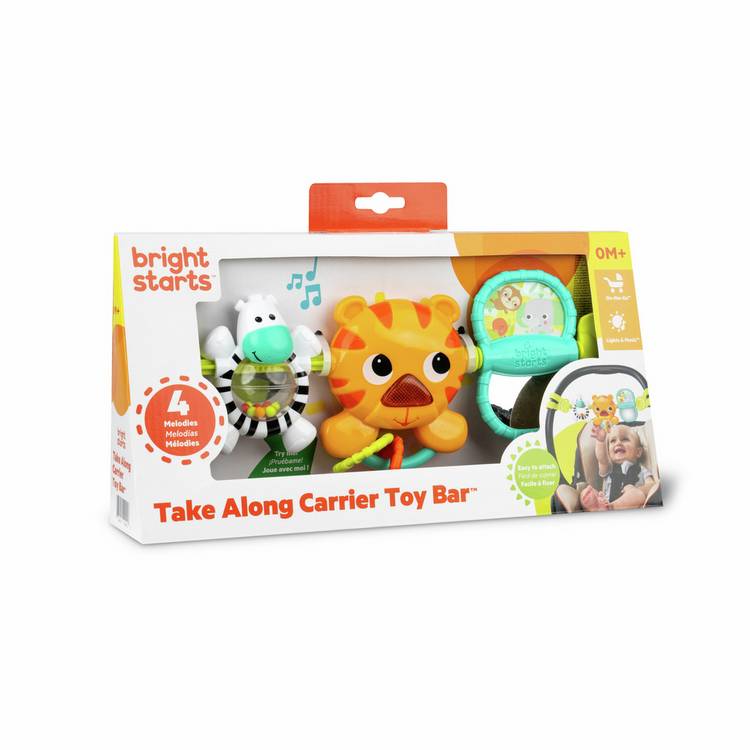 Bright Starts toy bar for car seat carrier - British product
