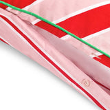 Habitat Candy Stripe pink & red double bedding set - British product