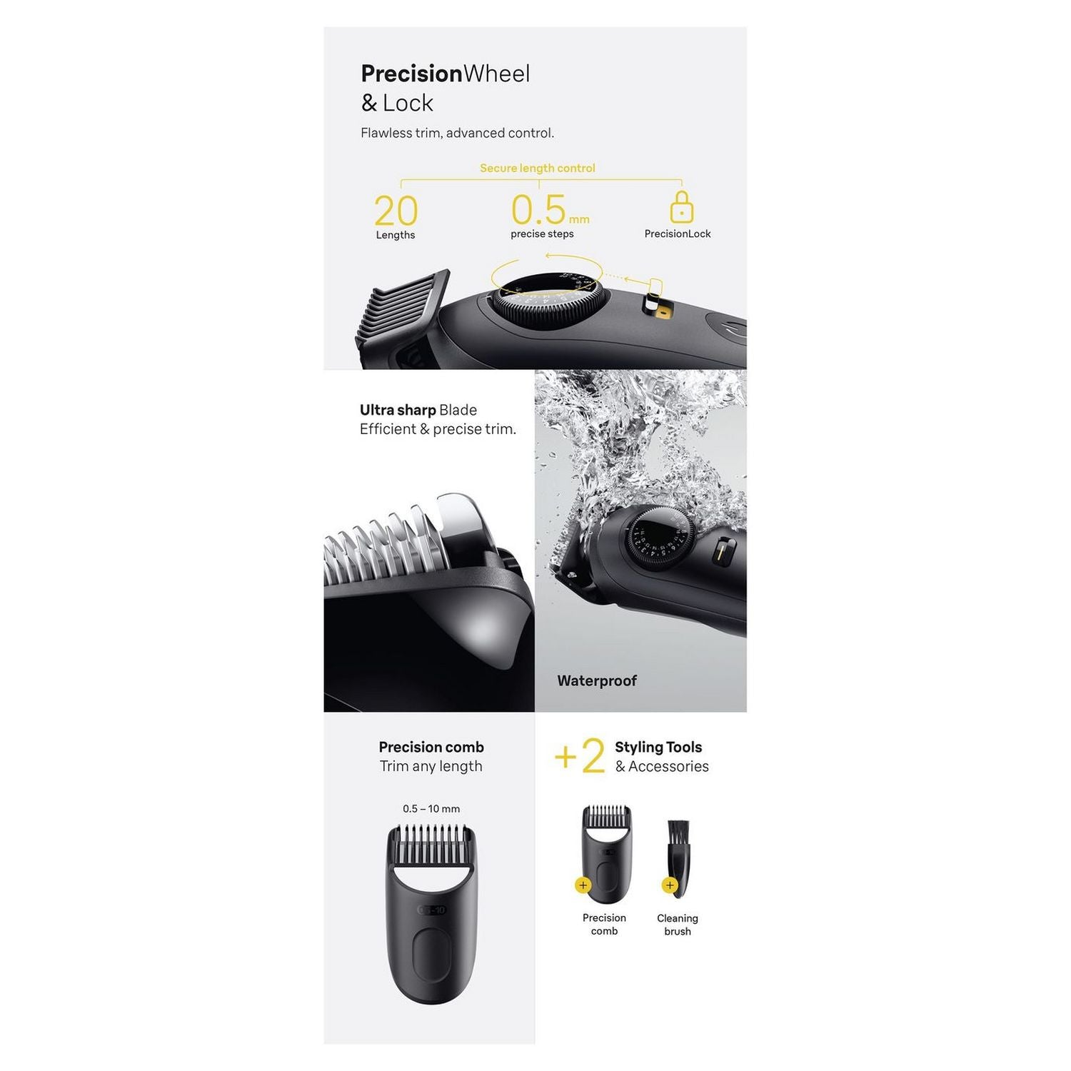 Braun BT 5500 beard trimmer, UK version