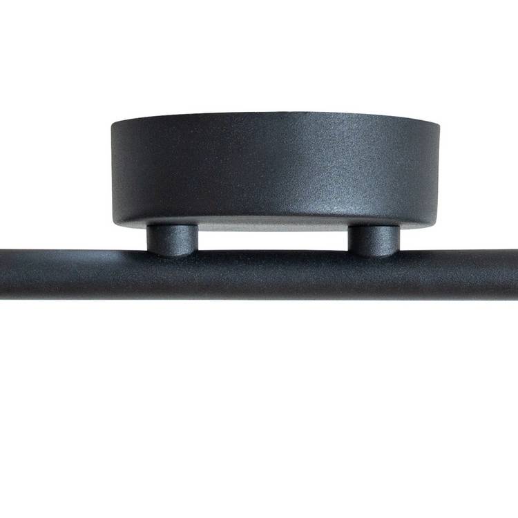 Argos Home matt black 4 light bar - British product