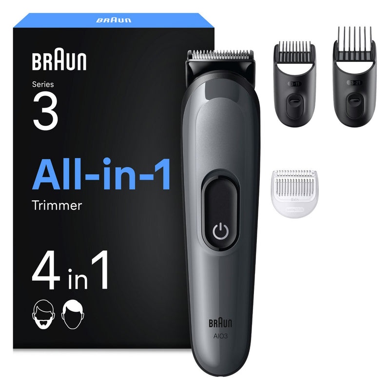 Braun AIO3500 4in1 beard and hair clipper (British brand)