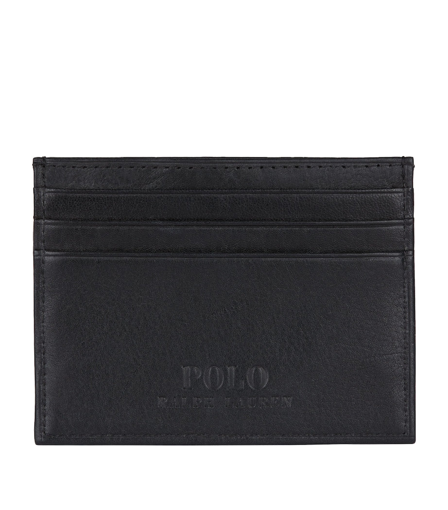 Polo Ralph Lauren leather card holder with six slots - (British brand)