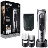 Braun HC 7590 Series 7 hair clipper with combs (British brand)