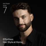 Braun HC 7590 Series 7 hair clipper with combs (British brand)