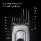 Braun HC 7590 Series 7 hair clipper with combs (British brand)