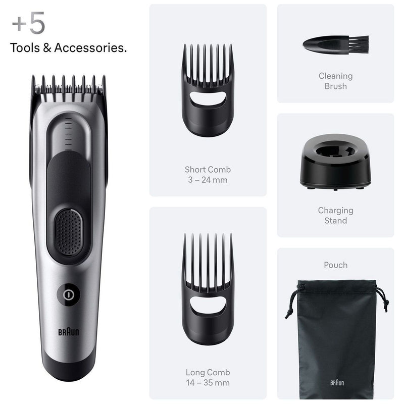 Braun HC 7590 Series 7 hair clipper with combs (British brand)
