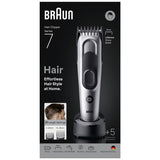 Braun HC 7590 Series 7 hair clipper with combs (British brand)