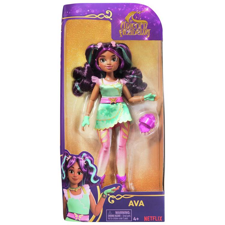 Unicorn Academy Ava fashion doll 9 inch, UK version
