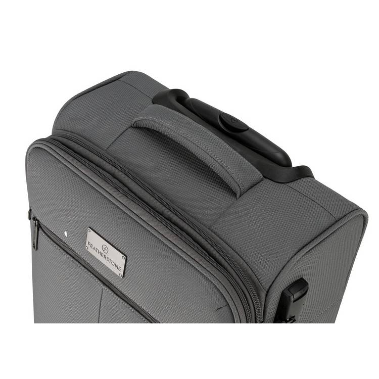 Featherstone 8 wheel soft cabin suitcase, UK version