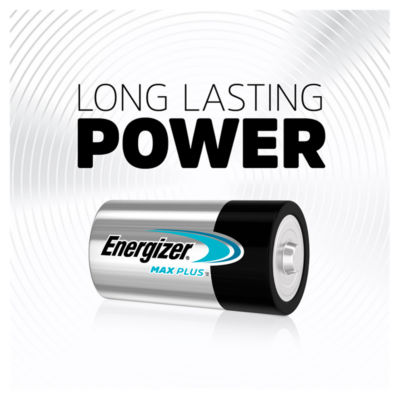 Energizer Max Plus C batteries 2 pack, UK version