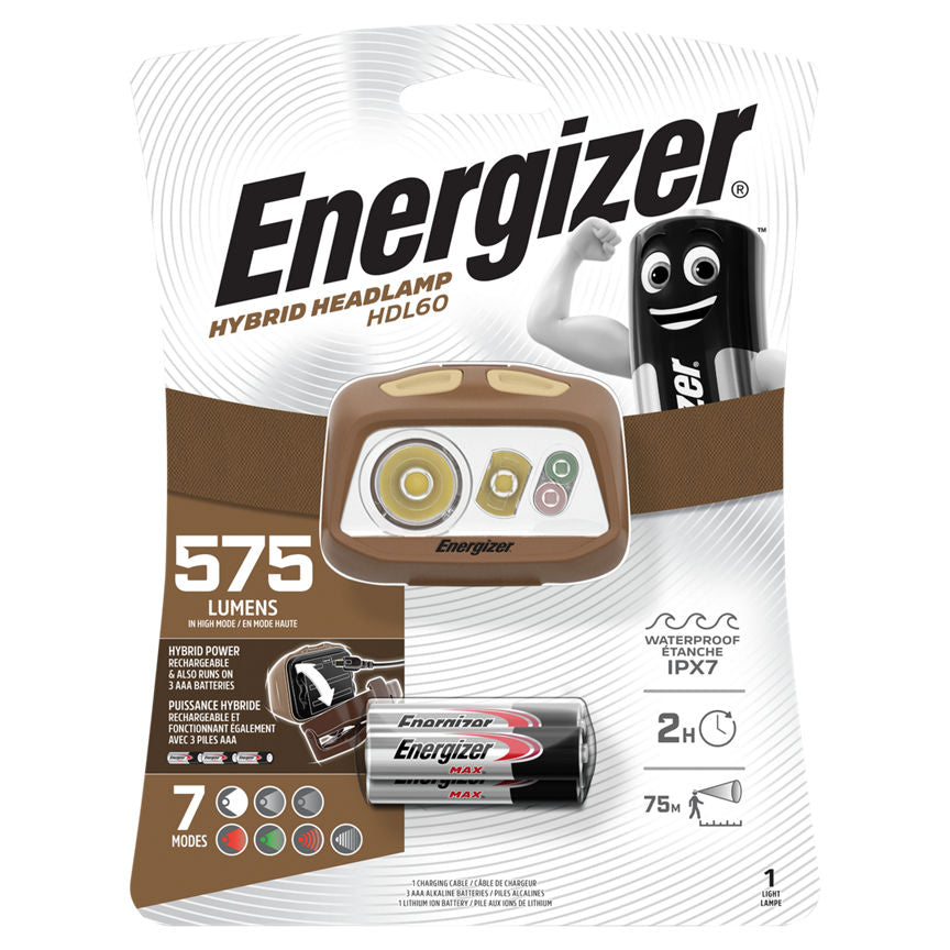 Energizer HDL60 Head Torch GOODS ASDA   