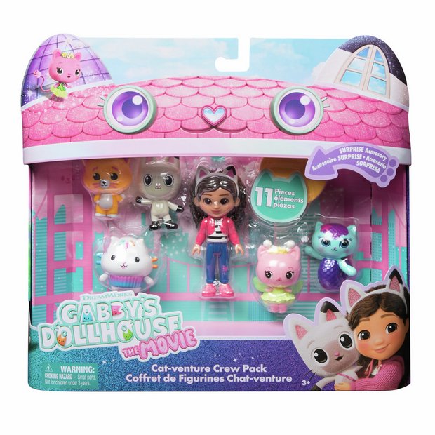 Gabby's Dollhouse Cat-venture Crew Pack toy set - British product
