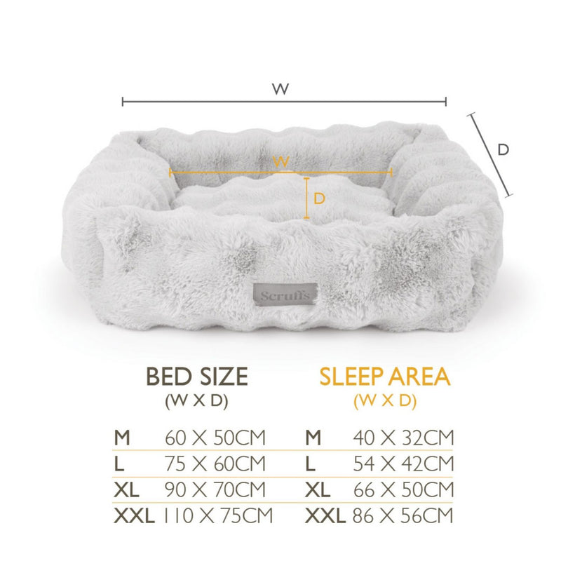 Scruffs Alpine Champagne Dog Bed - Large