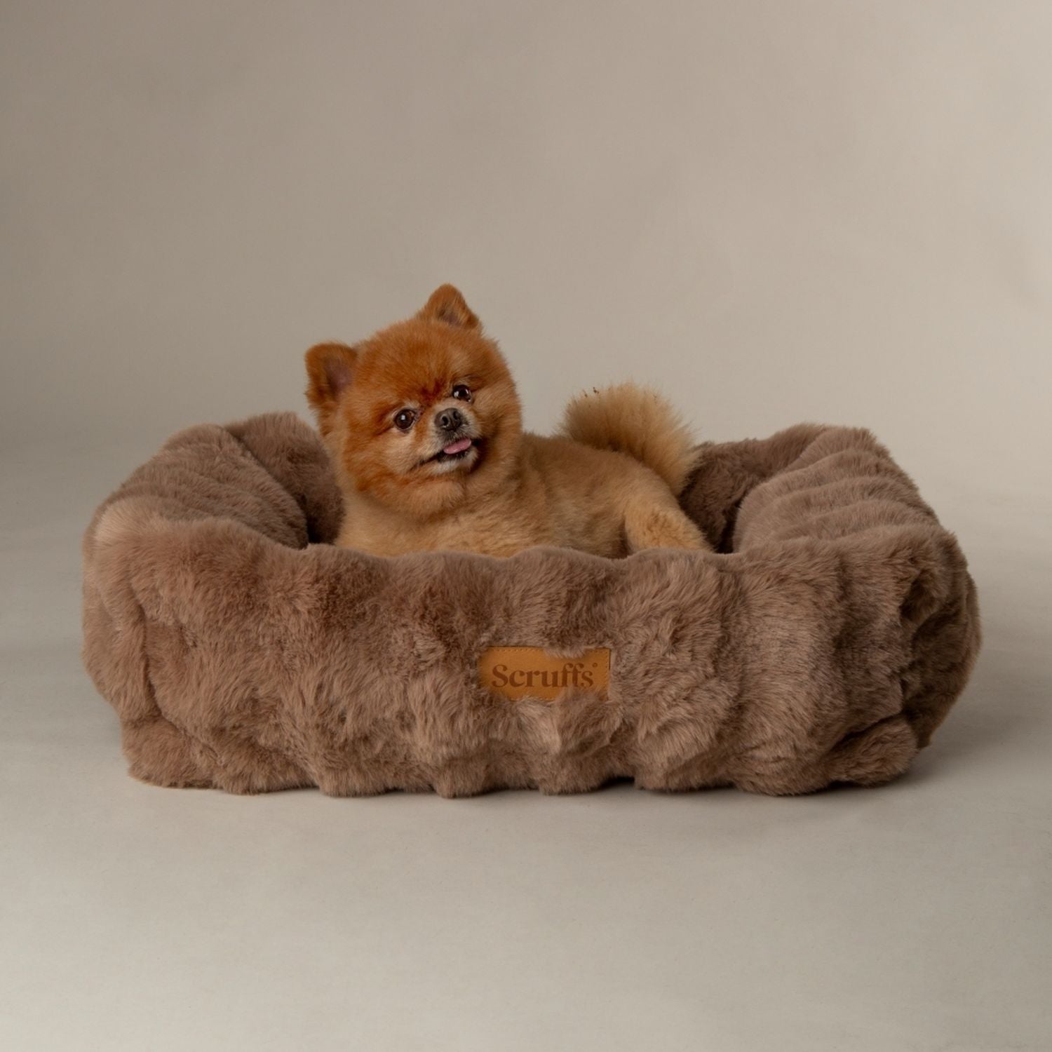 Scruffs dog bed Alpine Taupe Medium, imported from the UK