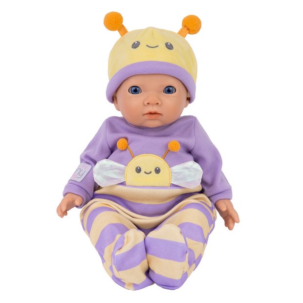 My First Tiny Treasures Busy Bee doll outfit 36cm, imported from the UK