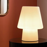 Habitat table lamp Flore Glass XL white, UK version