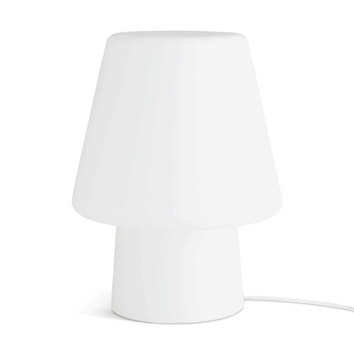 Habitat table lamp Flore Glass XL white, UK version
