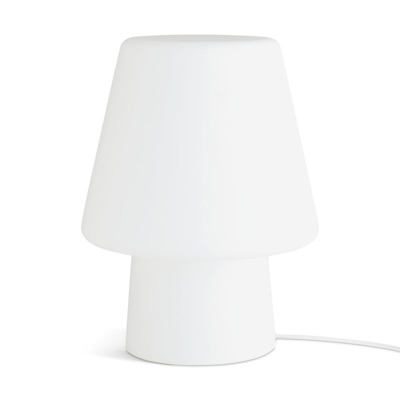 Habitat table lamp Flore Glass XL white, UK version