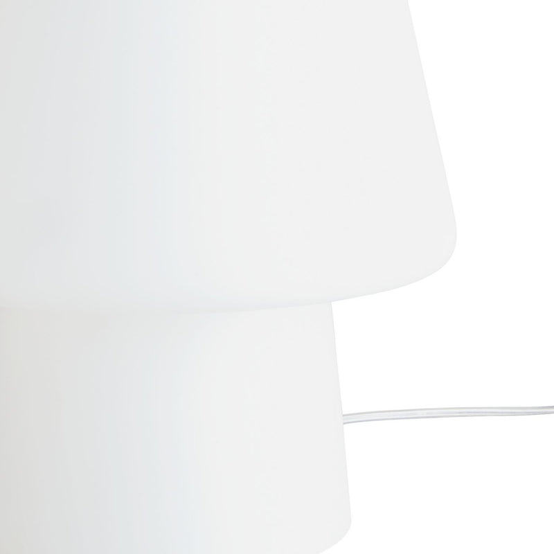 Habitat table lamp Flore Glass XL white, UK version