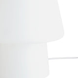 Habitat table lamp Flore Glass XL white, UK version