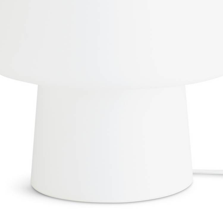 Habitat table lamp Flore Glass XL white, UK version